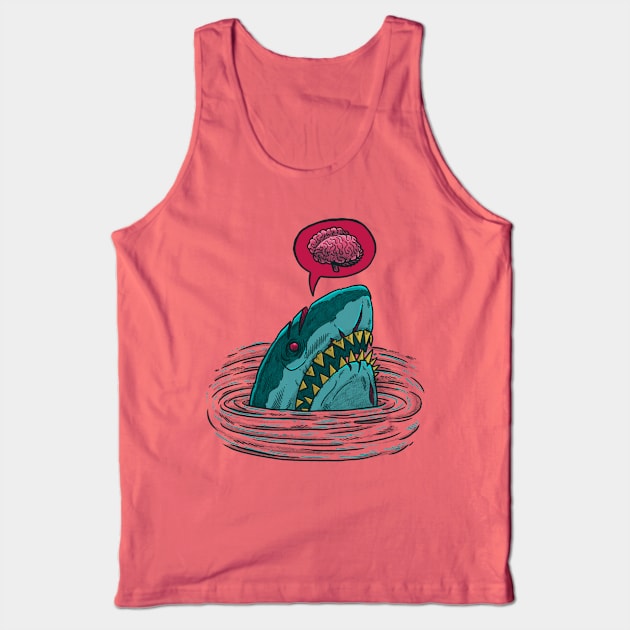 The Zombie Shark Tank Top by nickv47